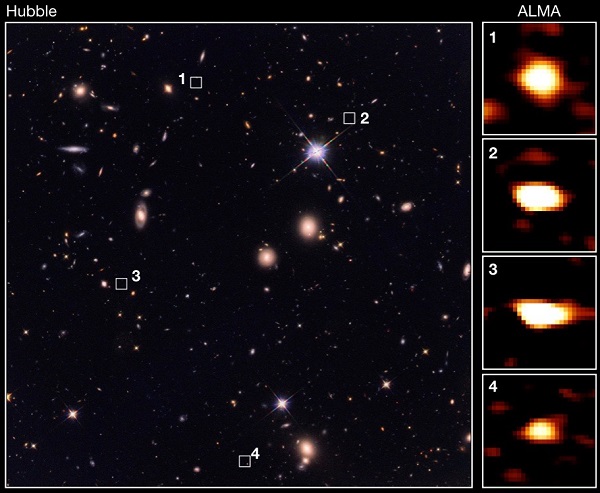 宇宙诞生后20 亿年内，新发现39 个大质量远古星系