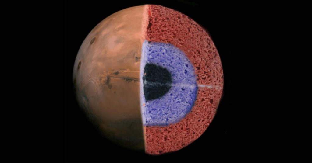 洞察号火星探测器确认火星有和地球地壳类似的分层结构