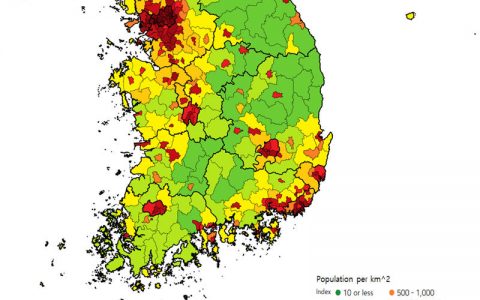 2022年韩国人口总数为5135.7万人，人口增长率0.09%