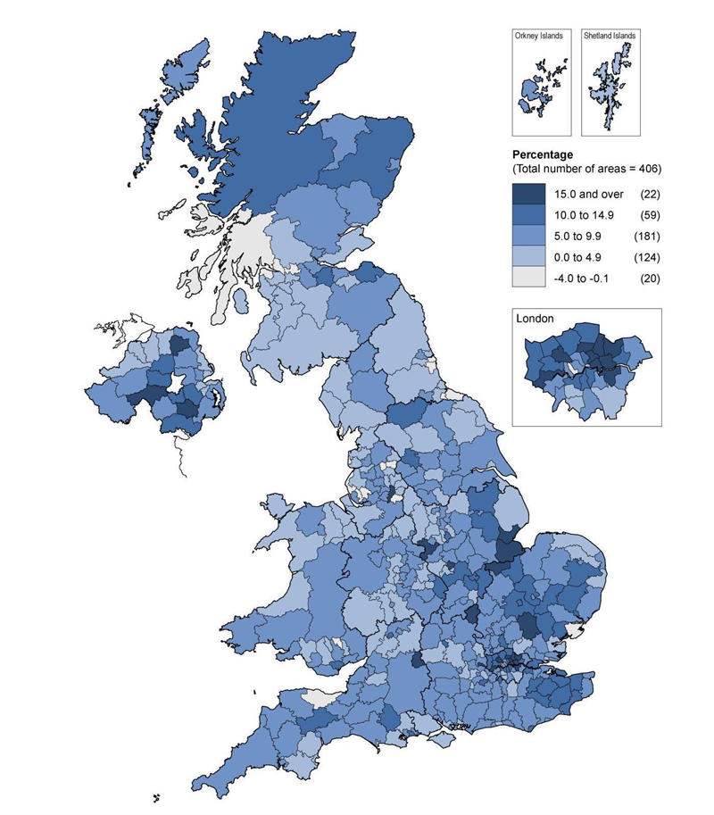 英国人口地图数据图片