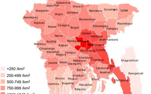 2022年孟加拉国人口总数为1.68亿人，人口增长率1.01%