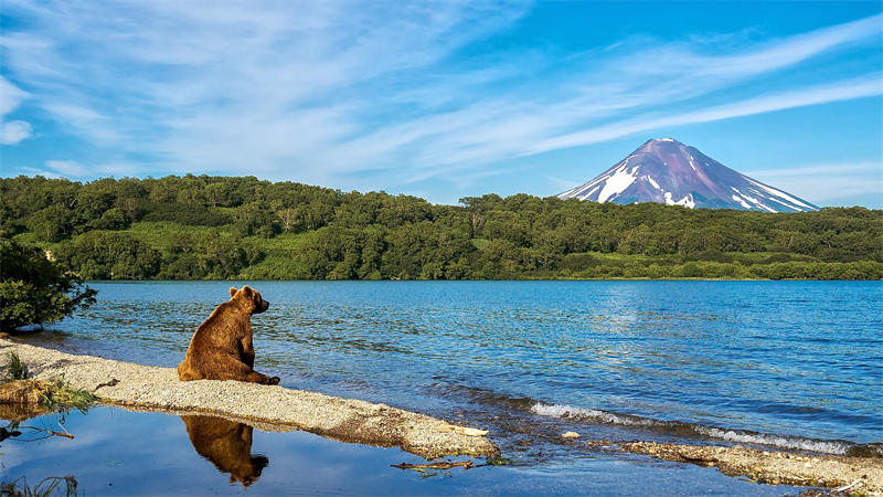 火山是堪察加半岛上最主要的景观