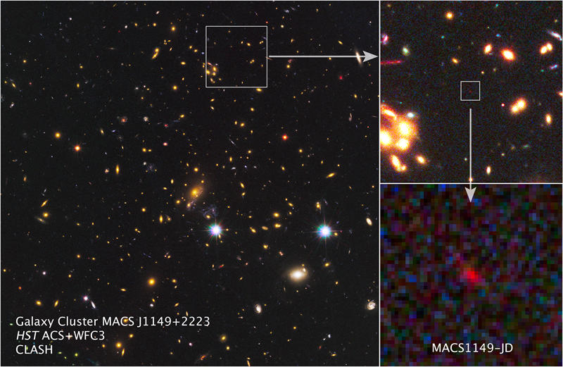 MACS1149-JD1是目前发现的最遥远的星系之一