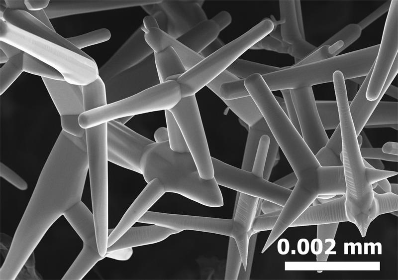 气石墨（Aerographite）的微观结构